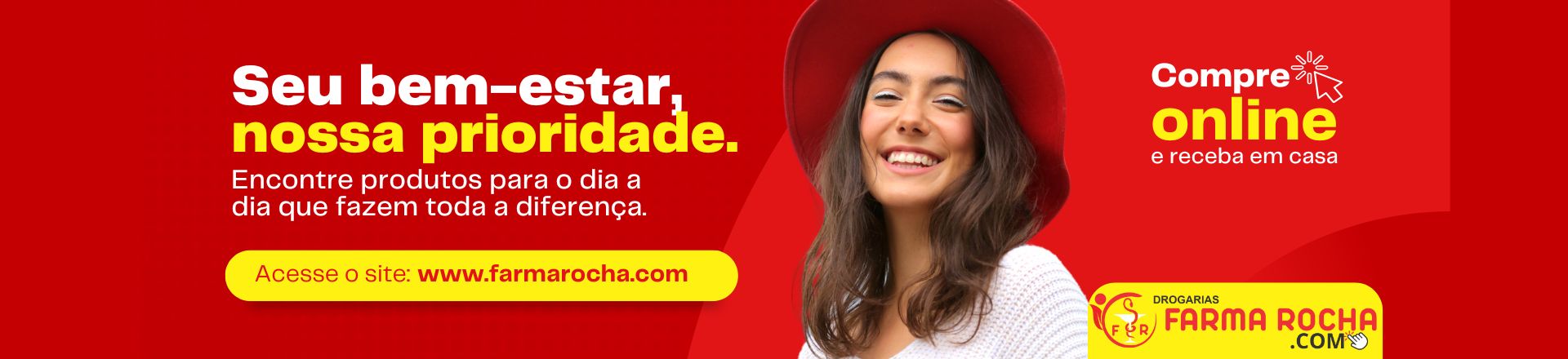 Banner Farma Rocha Peça em Casa