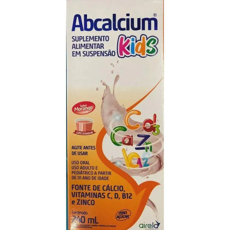 Imagem do produto ABCALCIUM KIDS AIRELA SUSPENSAO ORAL 240ML