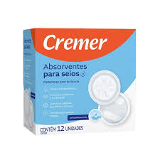 Imagem do produto ABSORVENTE PARA SEIOS CREMER COM 12 UNIDADES