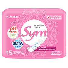 Imagem do produto ABSORVENTE PROTETOR DIARIO SYM COM FRAGRANCIA COM 15 UNIDADES