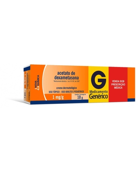 Imagem do produto ACETATO DE DEXAMETASONA 1MG/G CREME DERMATOLOGICO 10G NOVA QUIMICA