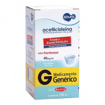 Thumbnail de ACETILCISTEINA 40MG XAROPE ADULTO 120ML EMS