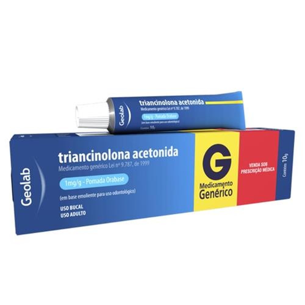 Imagem do produto ACETONIDA DE TRIANCINOLONA 1MG POMADA 10G GEOLAB