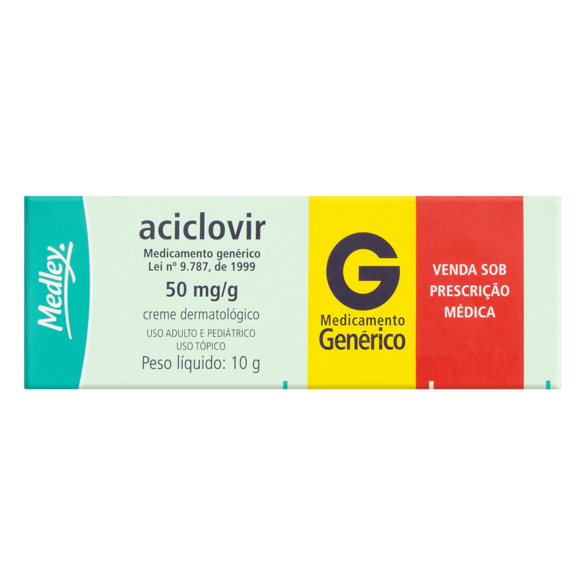 Imagem do produto ACICLOVIR 50MG/G CREME DERMATOLOGICO 10G SANOFI MEDLEY
