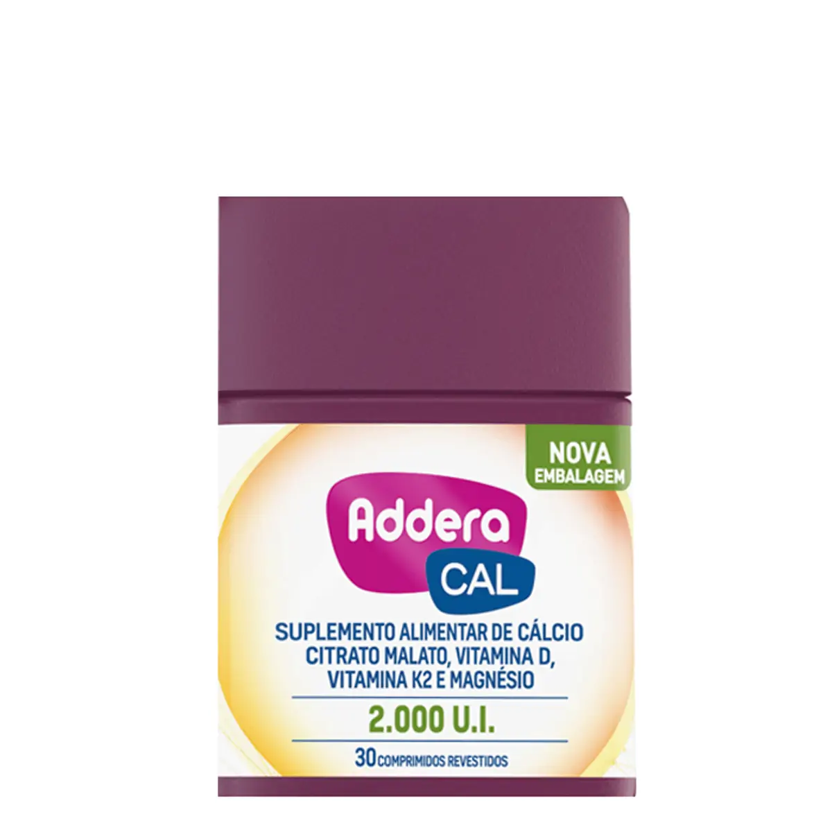 Imagem do produto ADDERA CAL 2000UI COM 30 COMPRIMIDOS REVESTIDOS MANTECORP