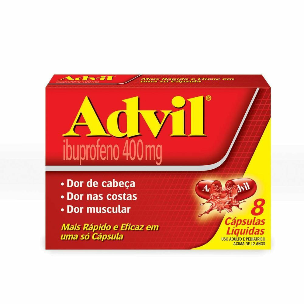 Thumbnail de ADVIL 400MG COM 8 CAPSULAS HALEON