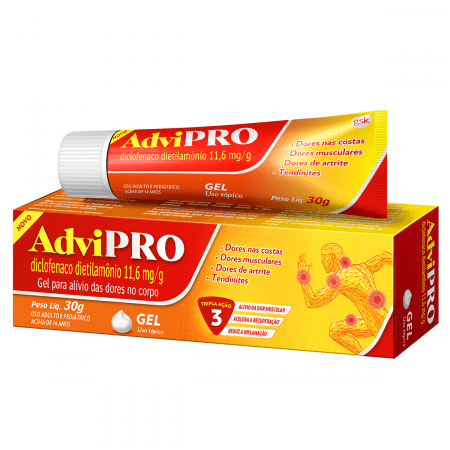 Imagem do produto ADVIPRO EMULGEL 11,6MG/G 30G HALEON
