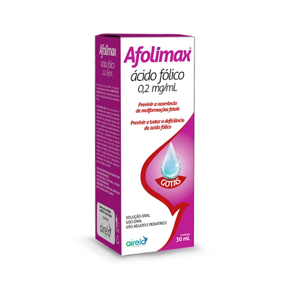 Imagem do produto AFOLIMAX 0,2MG 30ML GOTAS AIRELA
