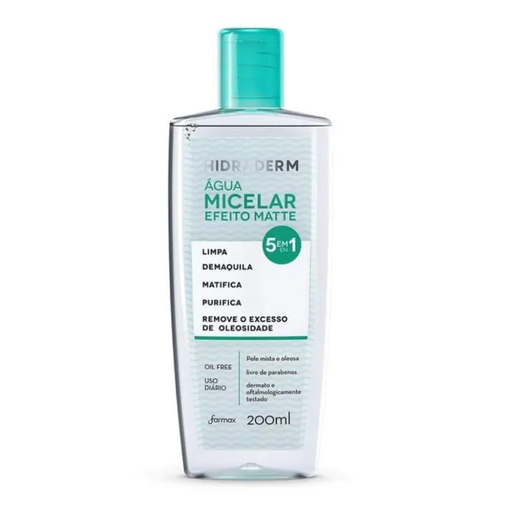 Imagem do produto AGUA MICELAR HIDRADERM MATTE 200ML