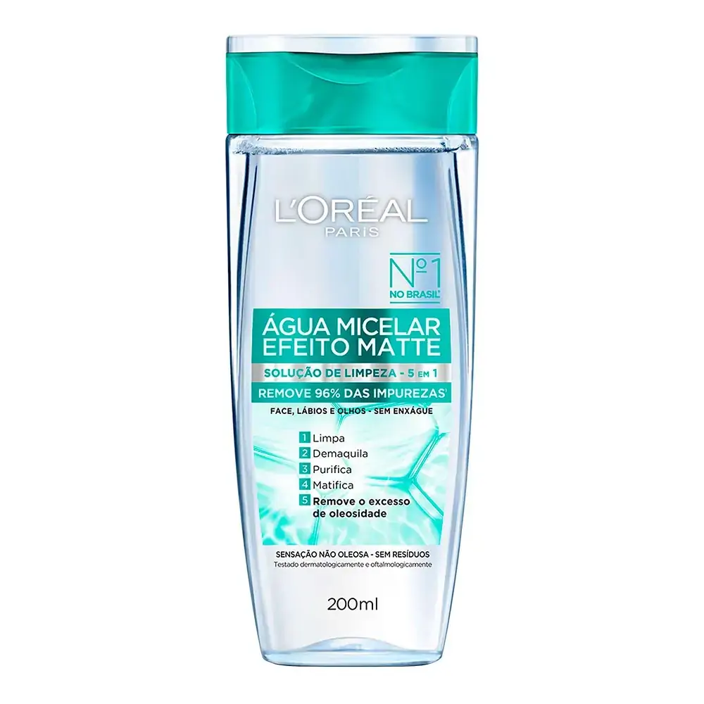 Imagem do produto AGUA MICELAR MATTE LOREAL DERMO EXPERTISE 200ML