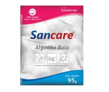 Imagem do produto ALGODAO EM BOLA SANCARE 95G