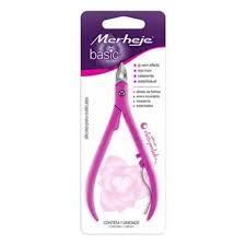 Imagem do produto ALICATE DE CUTICULA MERHEJE ROSA
