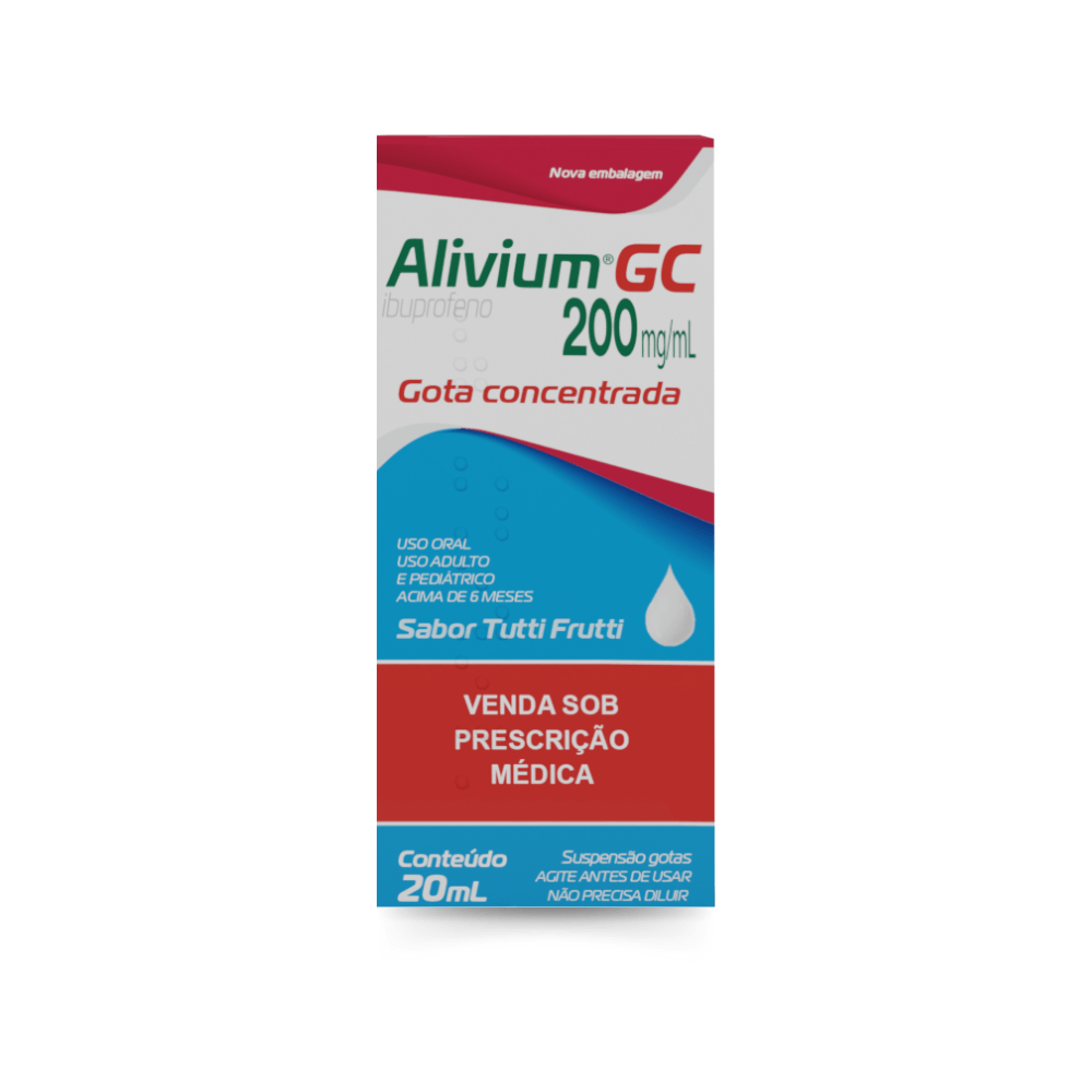 Imagem do produto ALIVIUM GC SUSPENSAO GOTAS 200MG/ML 20ML MANTECORP