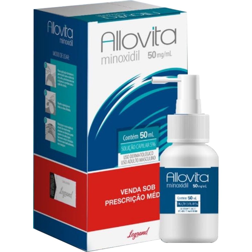Imagem do produto ALLOVITA (MINOXIDIL) 50MG/ML SOLUCAO CAPILAR 50ML LEGRAND
