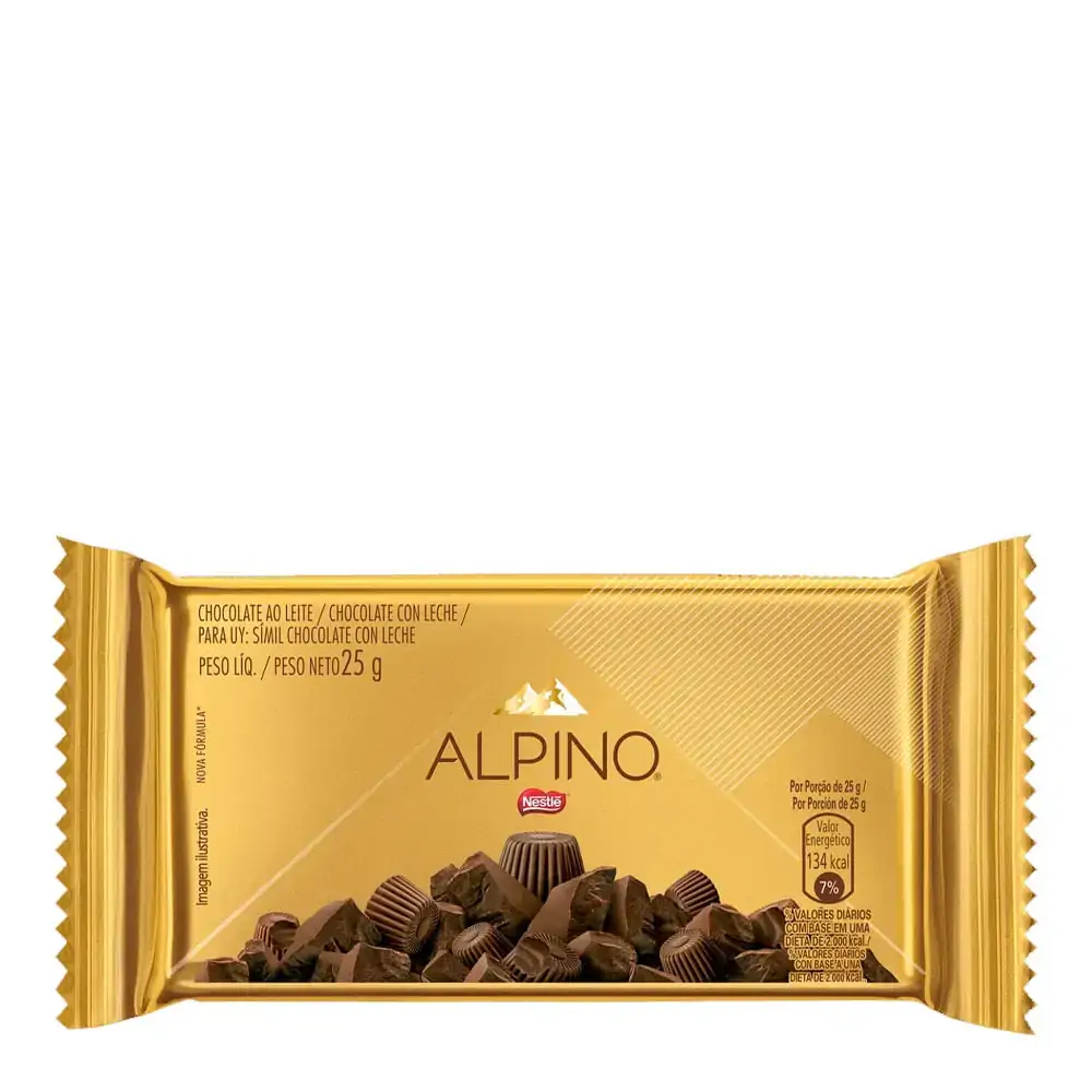 Thumbnail de ALPINO CHOCOLATE AO LEITE 25G NESTLE