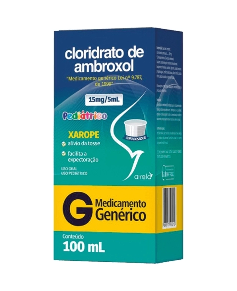 Imagem do produto AMBROXOL XAROPE 15MG/5ML 100ML AIRELA