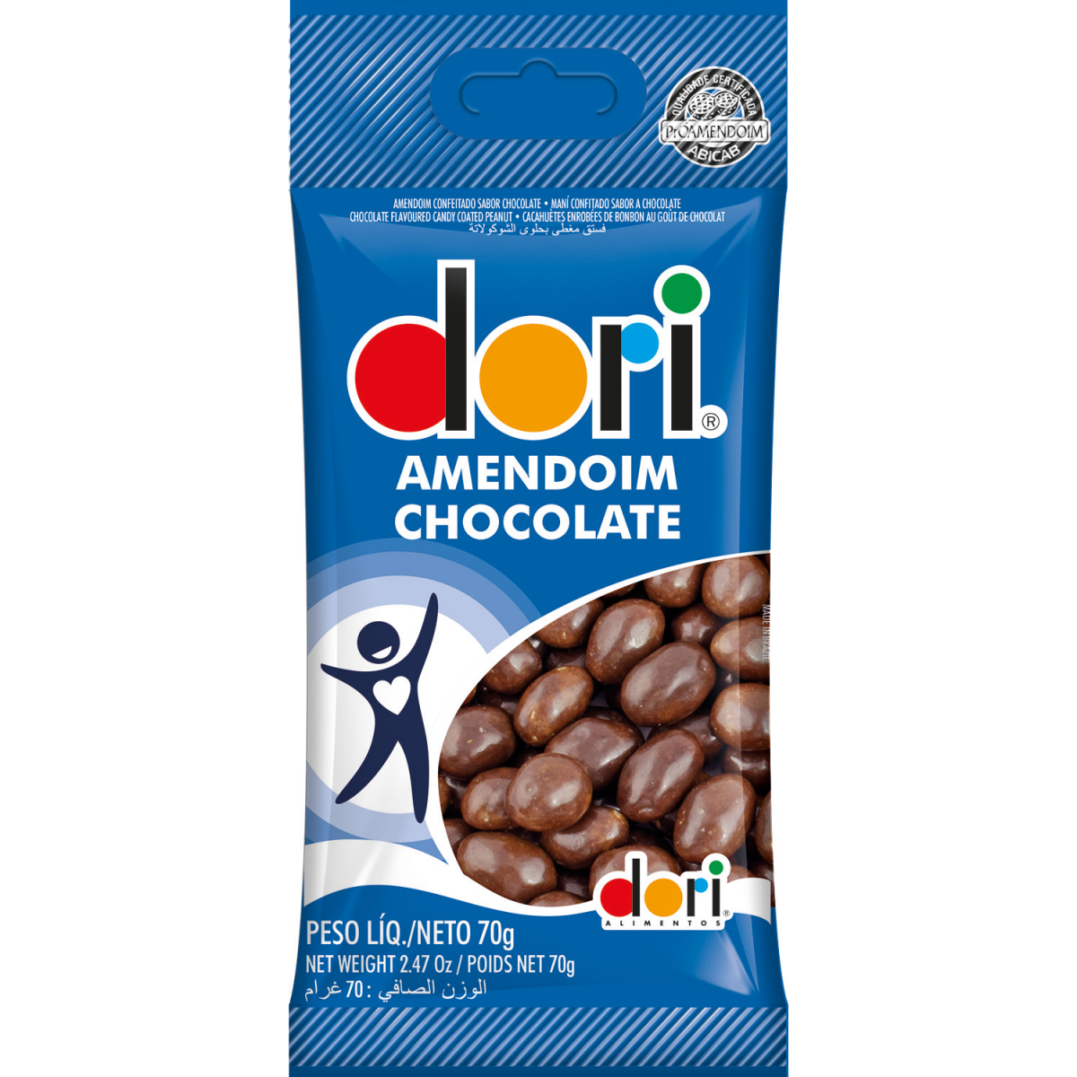 Imagem do produto AMENDOIM COM CHOCOLATE DORI 70G