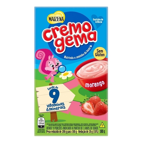 Imagem do produto AMIDO DE MILHO CREMOGEMA MORANGO 180G