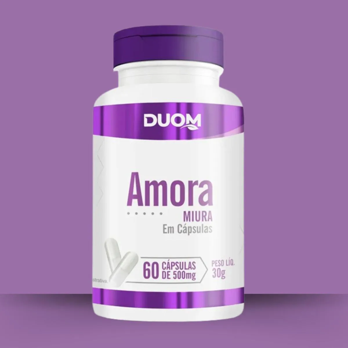 Imagem do produto AMORA MIURA 500MG COM 60 CAPSULAS DUOM