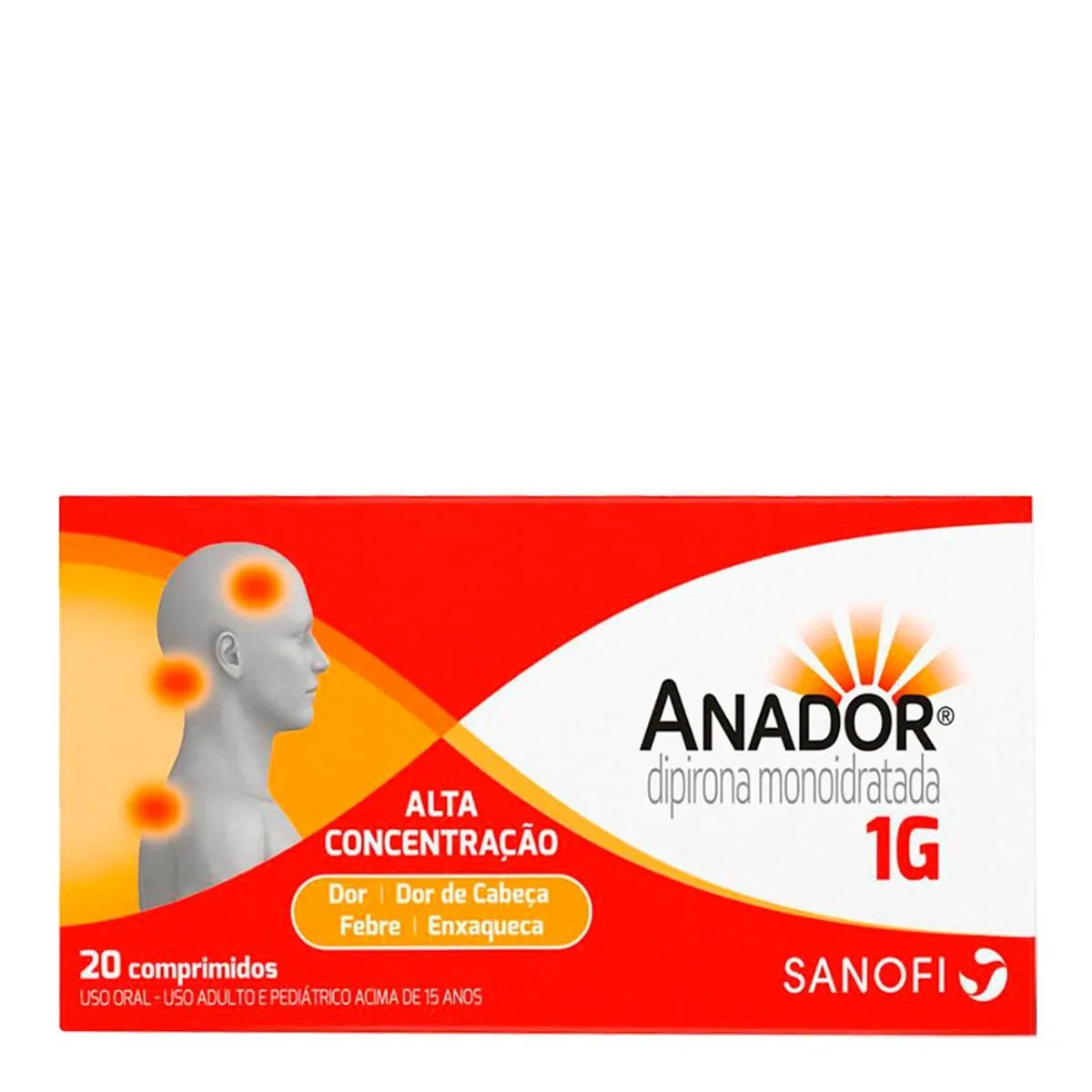 Thumbnail de ANADOR 1G COM 20 COMPRIMIDOS SANOFI