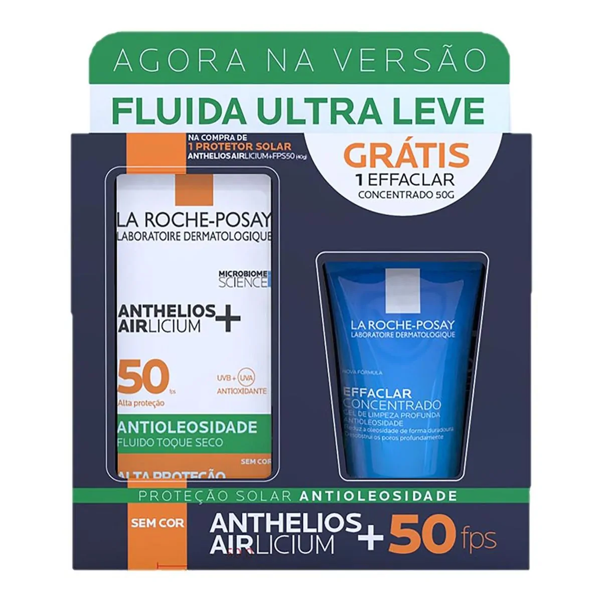 Imagem do produto ANTHELIOS LA ROCHE POSAY AIRLICIUM+FLUIDO FPS50+EFFACLAR CONCENTRADO 50G