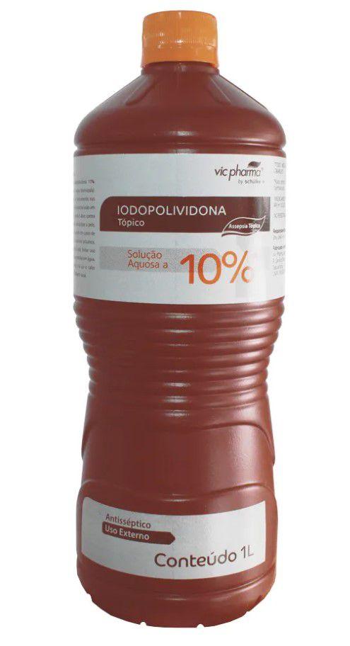 Imagem do produto ANTISSEPTICO IODOPOLIVIDONA TOPICO 10% AQUOSA 1L