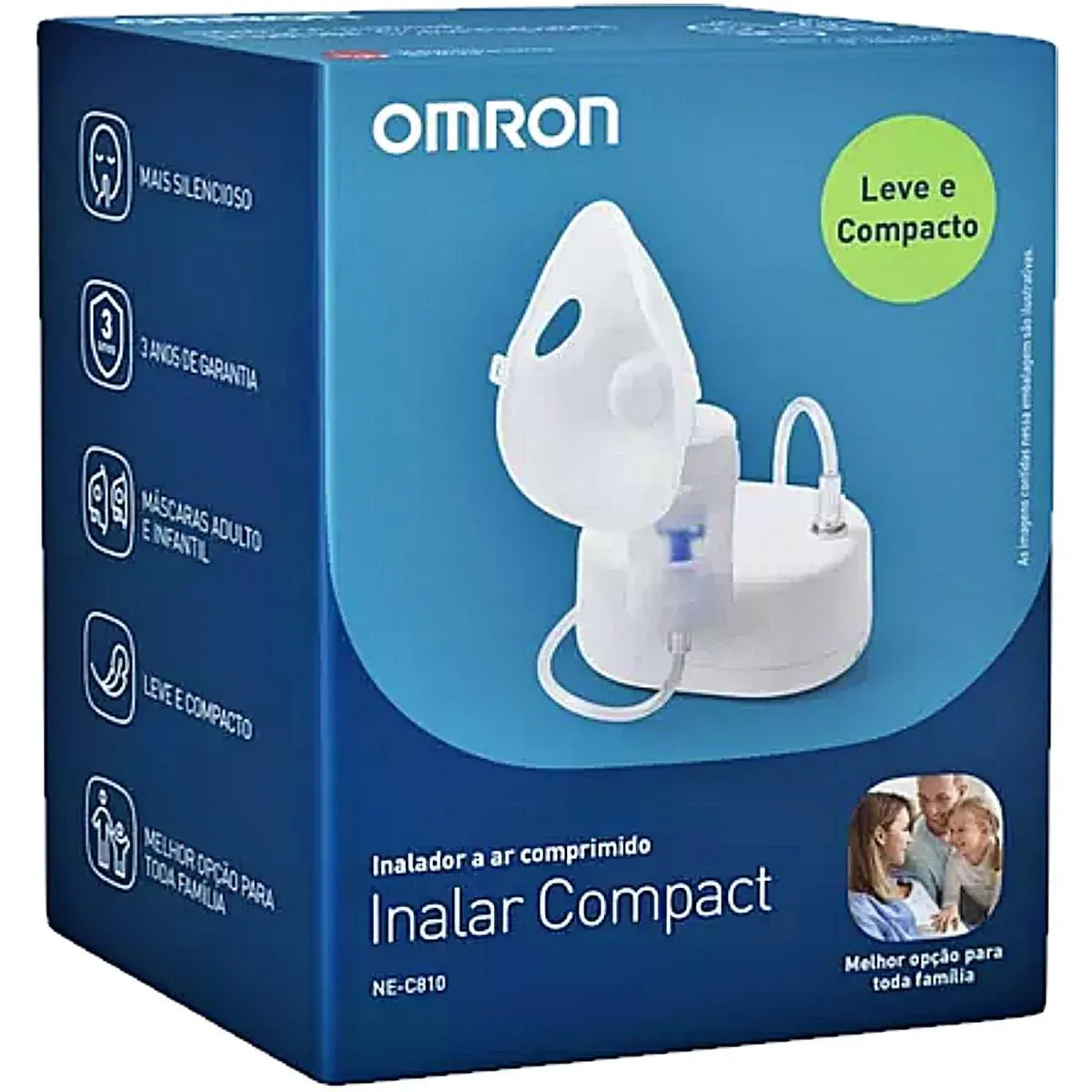 Imagem do produto APARELHO INALADOR OMRON INALAR COMPACT NE-C810