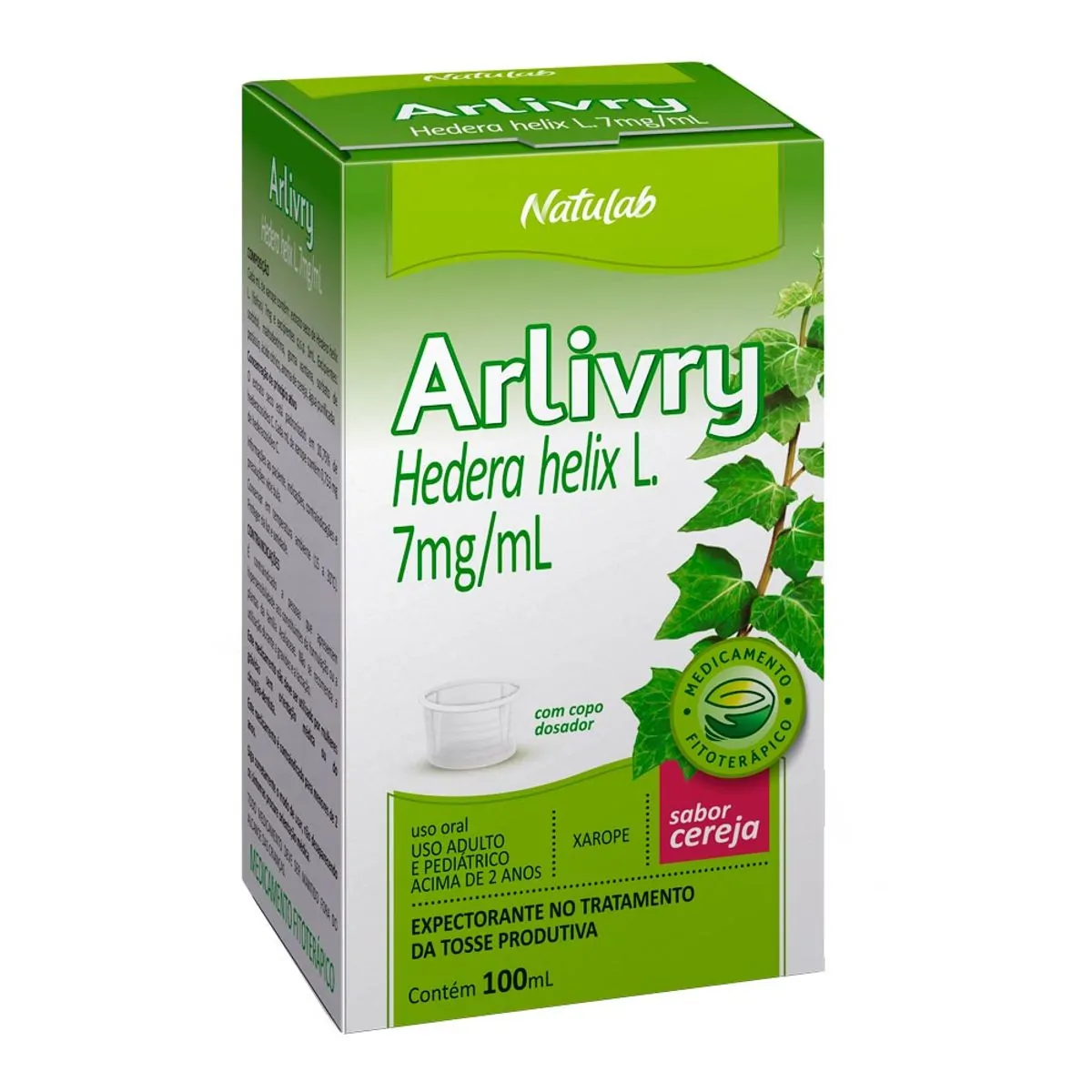 Thumbnail de ARLIVRY 7MG/ML XAROPE 100ML SABOR CEREJA NATULAB