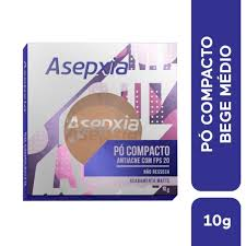 Imagem do produto ASEPXIA MAQUIAGEM PO COMPACTO BEGE MEDIO 10G GENOMA