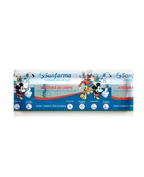 ATADURA DE CREPE MICKEY 6CM SANFARMA