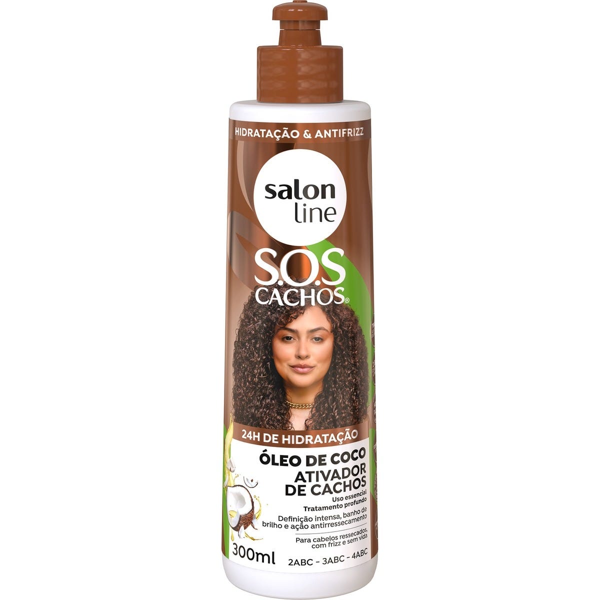 Imagem do produto ATIVADOR DE CACHOS SALON LINE S.O.S COCO 300ML