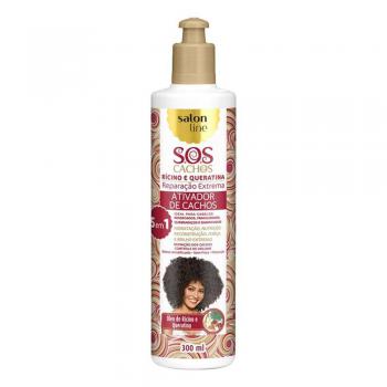 Thumbnail de ATIVADOR DE CACHOS SALON LINE S.O.S RICINO E QUERATINA 300ML