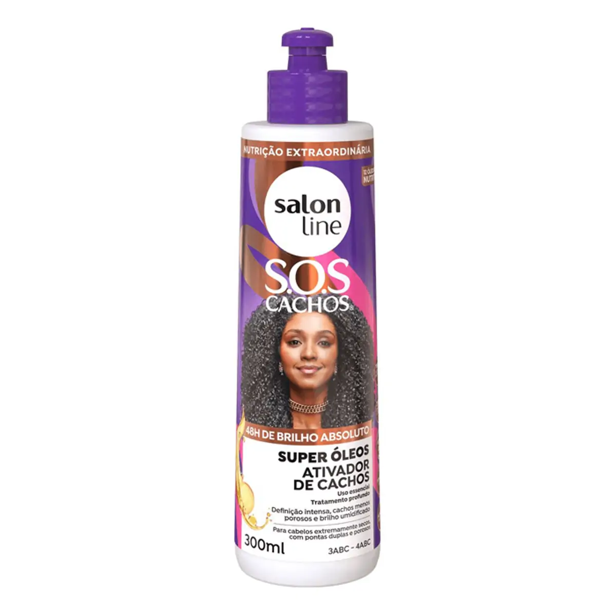 Imagem do produto ATIVADOR DE CACHOS SALON LINE S.O.S SUPER OLEOS NUTRITIVO 300ML