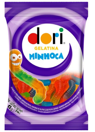 Imagem do produto BALA DE GELATINA DORI MINHOCA 13G
