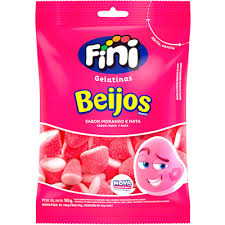 Imagem do produto BALA FINI BEIJOS MORANGO 90G