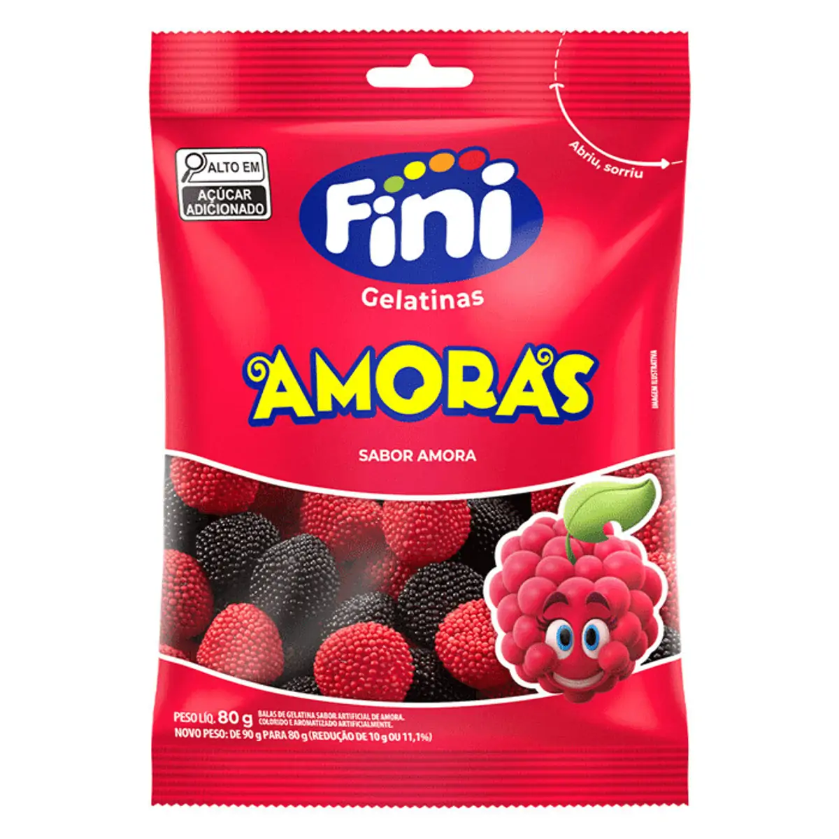 BALA FINI GELATINA AMORAS 90G