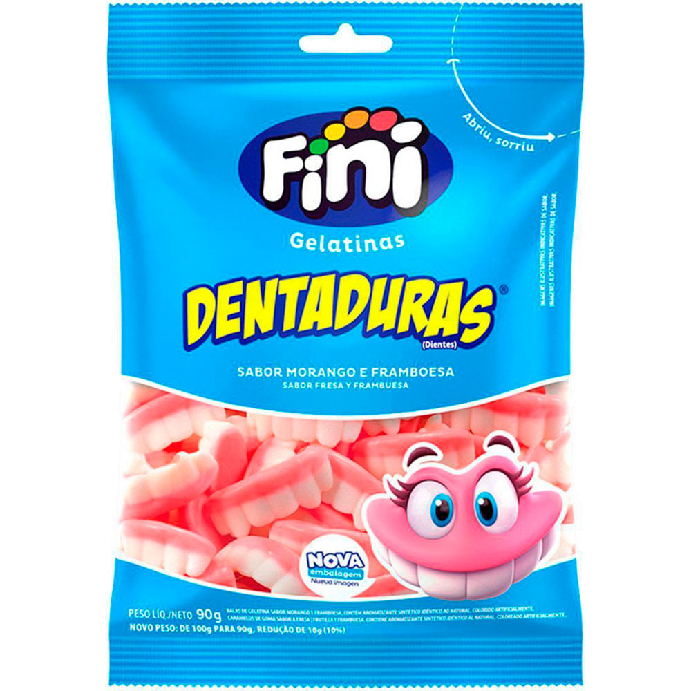 Thumbnail de BALA FINI GELATINA DENTADURAS 90G