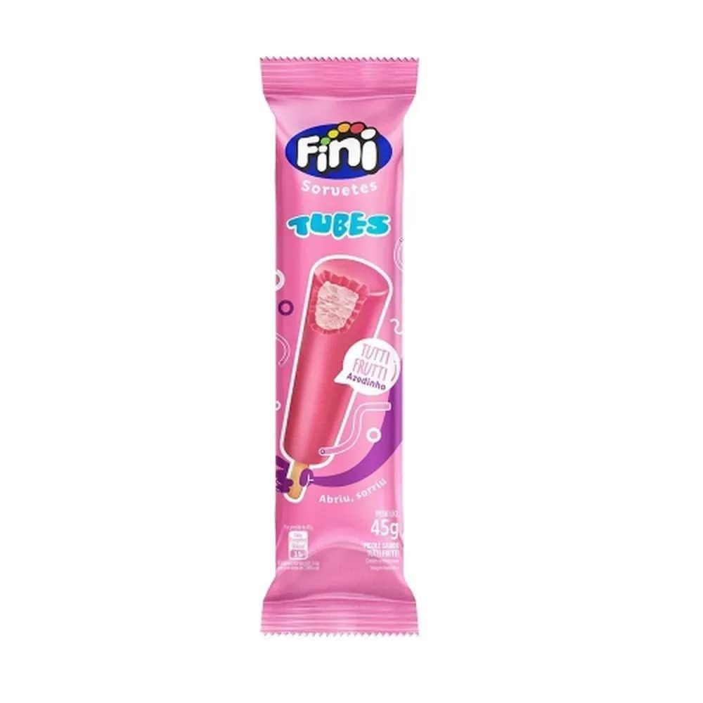 Imagem do produto BALA FINI TUBES TUTTI FRUTTI 45G