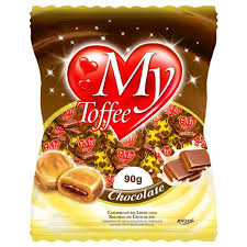 Imagem do produto BALA MY TOFFEE LEITE COM CHOCOLATE 90G