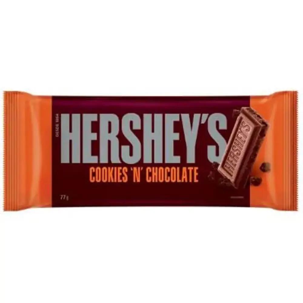 Thumbnail de BARRA DE CHOCOLATE HERSHEYS COOKIES N CHOCOLATE 77G