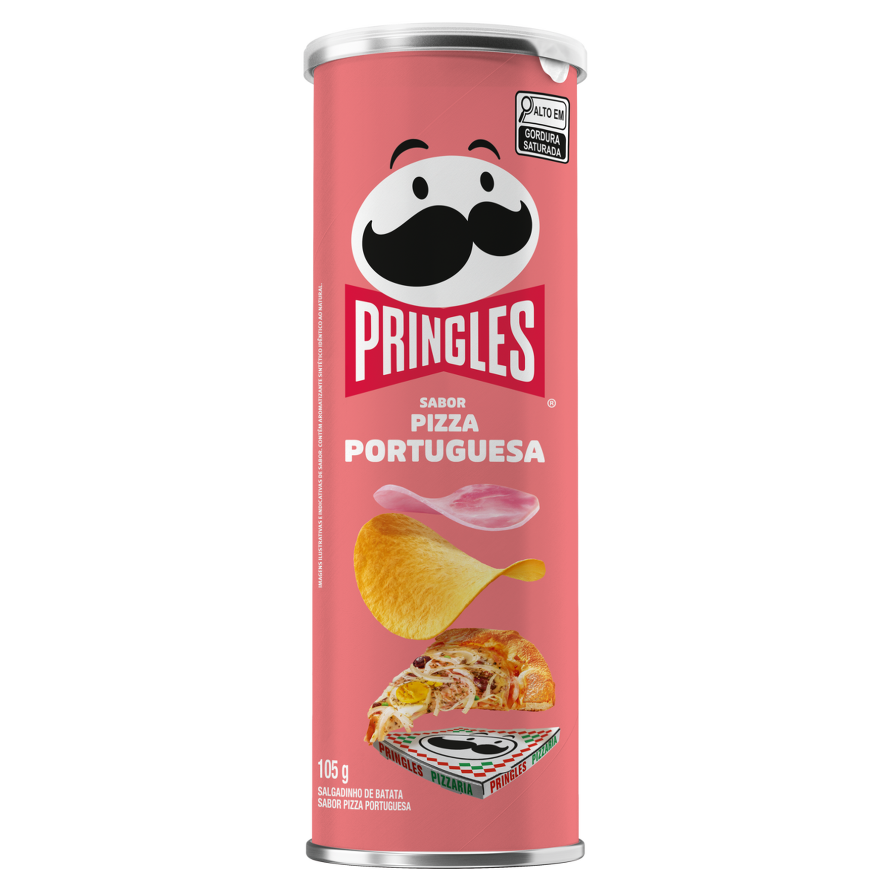 Imagem de BATATA PRINGLES SABOR PIZZA PORTUGUESA 105G