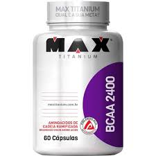BCAA 2400 MAX TITANIUM COM 60 CAPSULAS