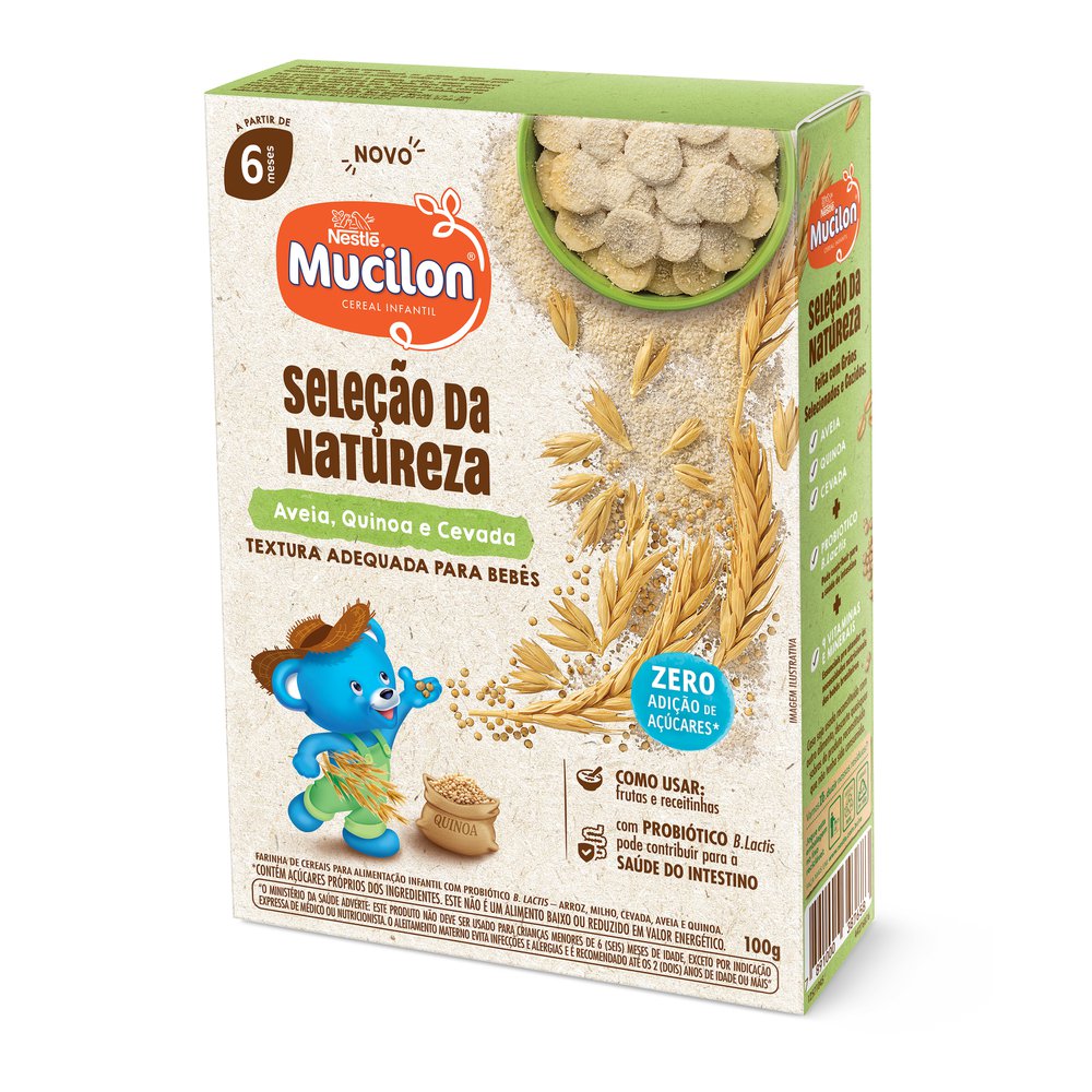 Imagem do produto BEBIDA LACTEA NESTLE MUCILON AVEIA, QUINOA E CEVADA 100G