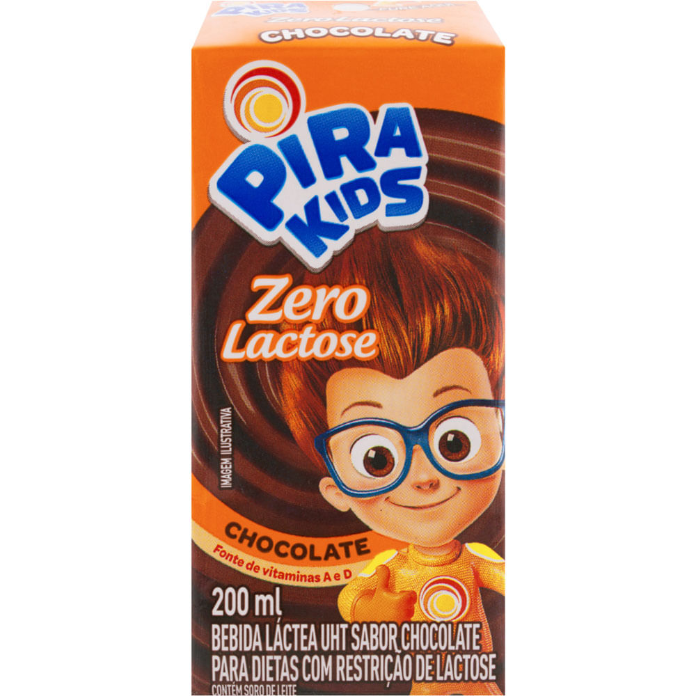 Imagem do produto BEBIDA LACTEA PIRAKIDS ZERO LACTOSE 200ML