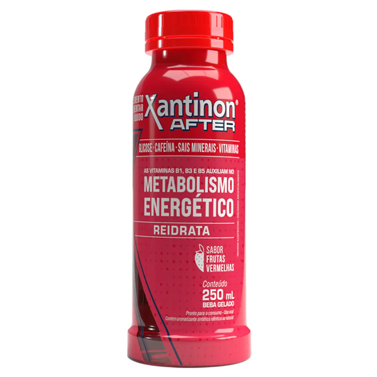 Imagem do produto BEBIDA XANTINON AFTER SABOR FRUTAS VERMELHAS 250ML