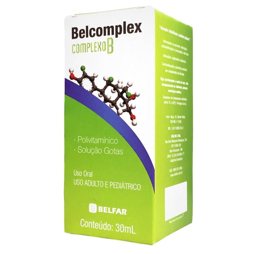 Imagem do produto BELCOMPLEX SOLUCAO ORAL GOTAS 30ML BELFAR
