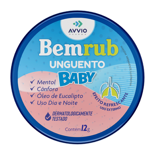 Imagem do produto BEMRUB BABY BALSAMO 12G (VICK)