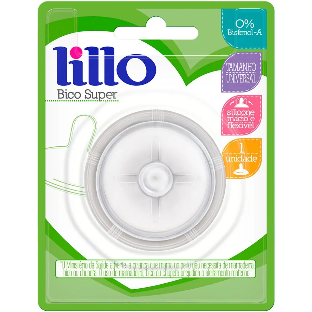 Imagem do produto BICO DE MAMADEIRA LILLO SUPER SILICONE