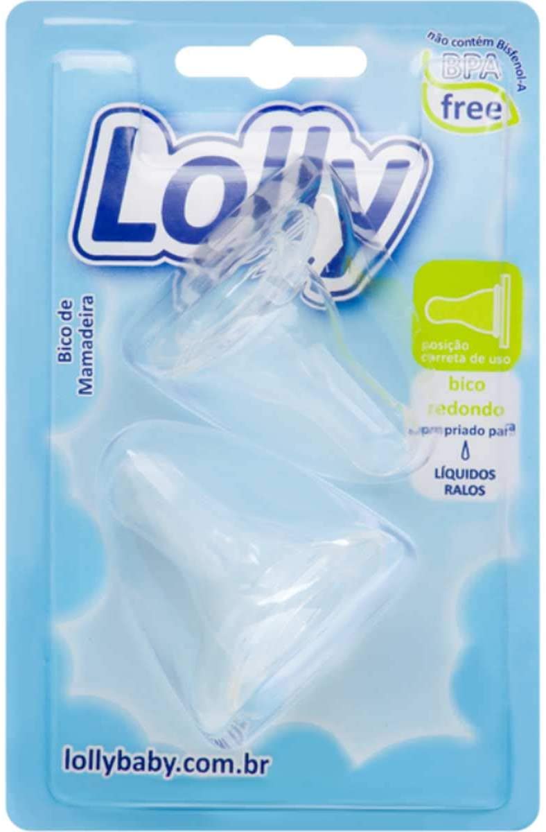 Imagem do produto BICO DE MAMADEIRA LOLLY SILICONE REDONDO TAMANHO 2