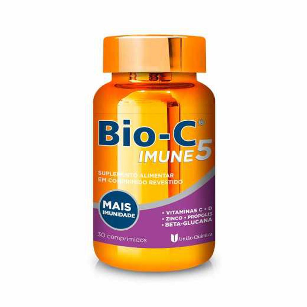 BIO C IMUNE 5 COM 30 COMPRIMIDOS UNIAO QUIMICA